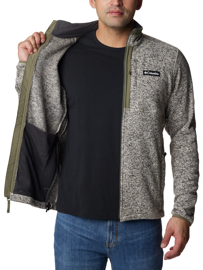 Jaqueta Columbia Sweater Weather Fleece Masc - Creme