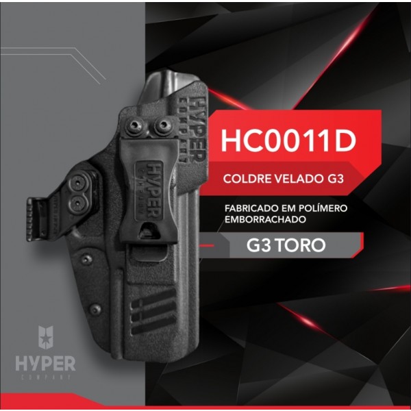 Coldre Velado Hyper HC011D Taurus G3