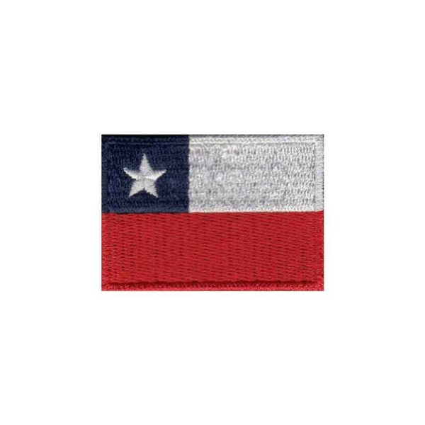 Patch Bordado Atack Militar Bandeira Chile com Velcro