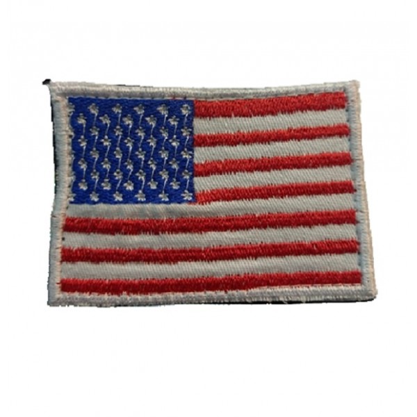 Patch Bordado Atack Militar Bandeira EUA com Velcro