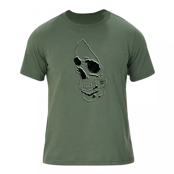Camiseta Br Force Esqueleto - Verde