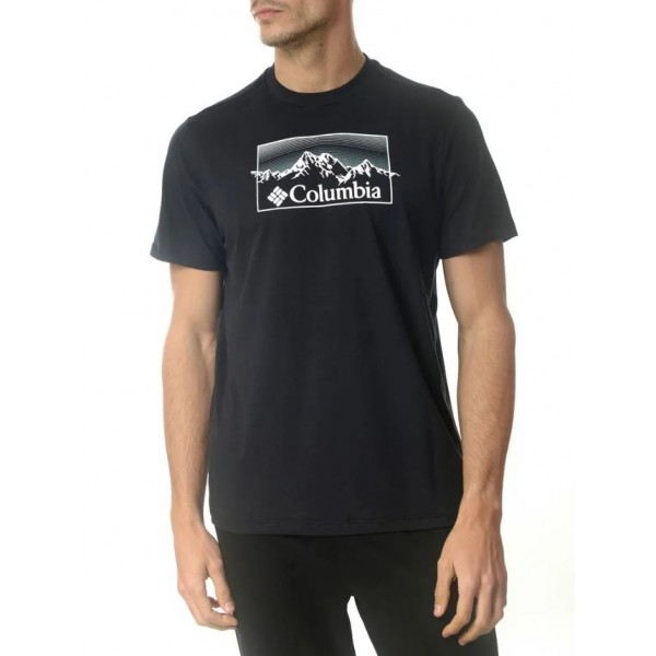 Camiseta Columbia Linear Range - Preto 