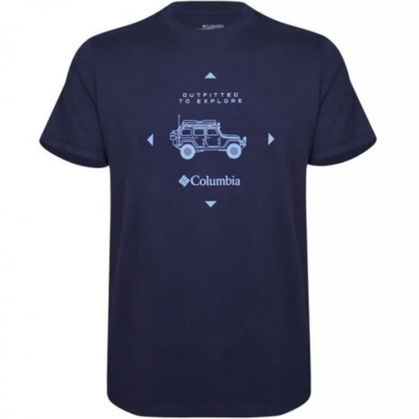 Camiseta Columbia Overlander Masc - Azul Marinho
