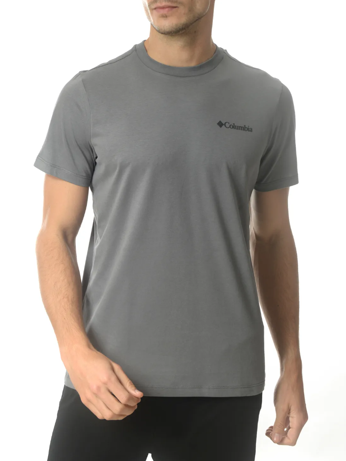 Camiseta Columbia Basic Masc - Cinza
